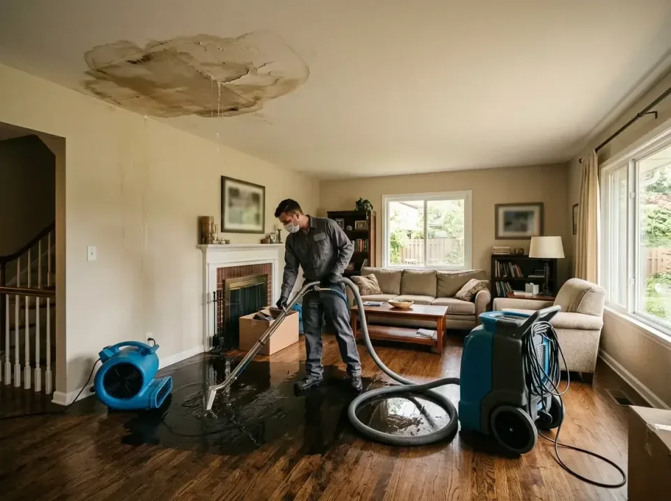 attic-pipe-burst-ceiling-drip-008 — frequently asked questions, Water Damage Restoration & Carpet Care in Chippewa Falls, WI